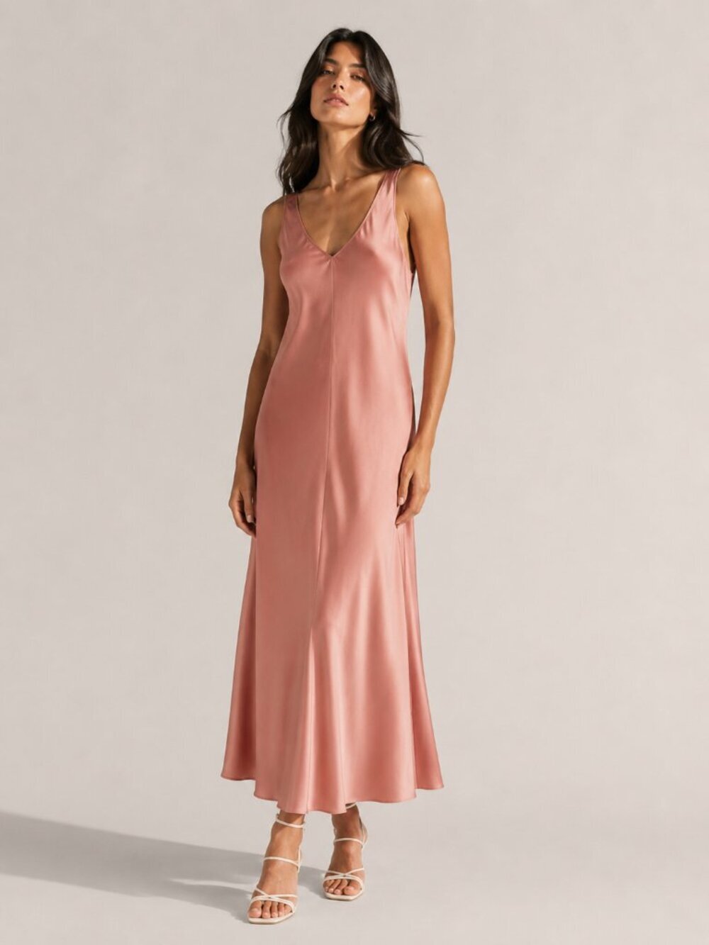 LAPOINTE Lightweight Satin Dress